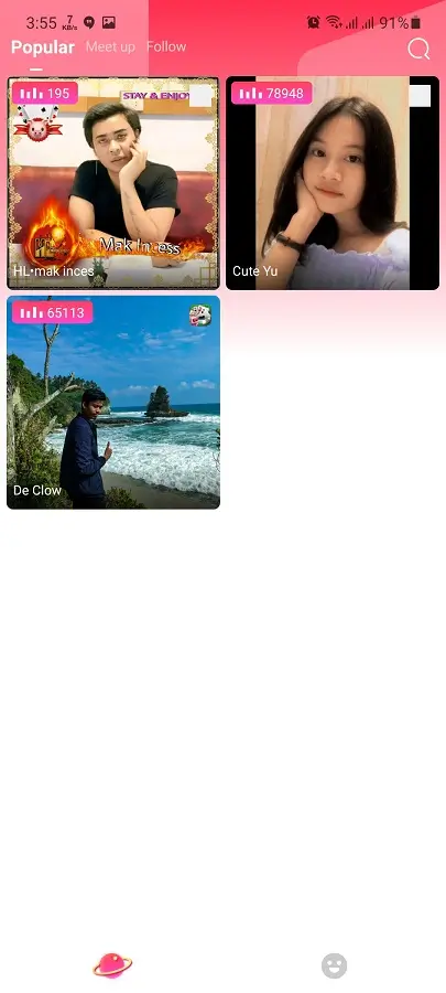 Screenshot of Honey Live Android